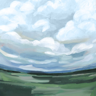 «Kjirsten Crisp Horizon II» sur toile par Victoria Barnes
