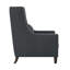 Chaise d'appoint polyvalente en polyester avec garniture cloutée et quatre pieds, idéale pour les occasions multiples et les styles de décoration