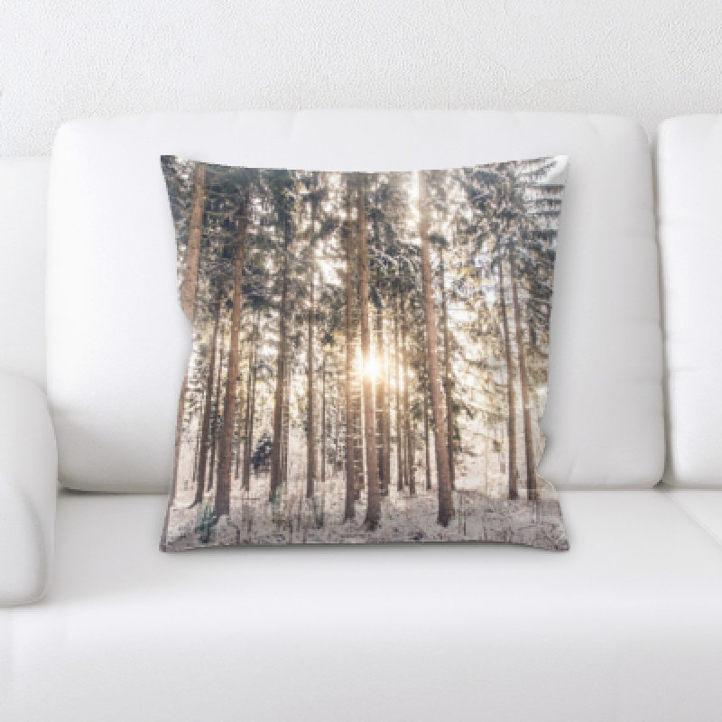 Illuminated Microsuede Reversible Throw Pillow