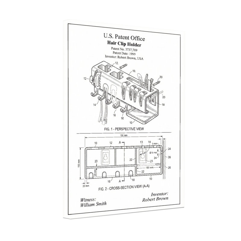 Porte-pince pour le bain et la lessive, H 36 po x l 24 po