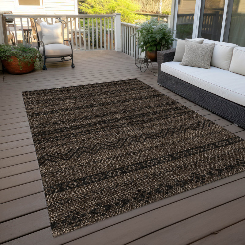  Cean Machine Washable Indoor/Outdoor Rug, Rectangle 9' x 12'
