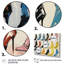 Talon coloré coloré Pop Art - décoration murale 4 pièces Pop Art-1176600077