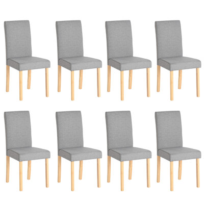 Devree 47cm H Fabric Upholstered Parsons Chair in Grey