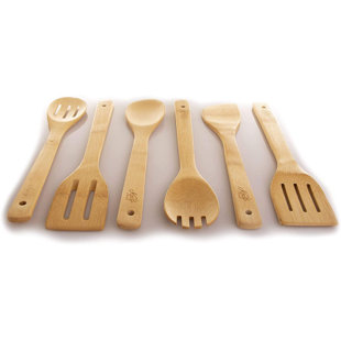 Ensemble de pinces de cuisine 2 pièces en bambou 100% biologique Kozy Kitchen