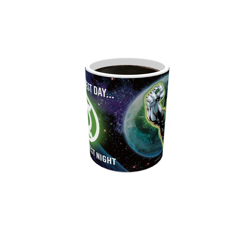 Lantern Dc Comics Hal Jordan Sensitive Color Changing Morphing Mugs Heat-Changing Drinkware - 11oz