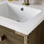 20" Single Bathroom Vanity With Resin Top,Grey
