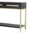 Entryway Table, Console Table With Two Drawers, Retro Hallway Table With Striking Geometric Design-1214079121