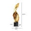 Ornement sur pied en résine en forme de plume de luxe Light-Luxury-549841575