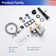 Centerset 2-handle Bathroom Faucet with Drain Assembly