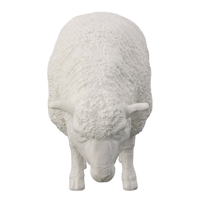 Sheep Sculpture Gel Coat, White