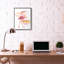 «Be Fabulous Flamingo Animal Pink Inspirational Word Design», impression-185849369-185849372