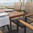 8-Person Square Patio Dining Set With PE Wicker Chairs-1442164819