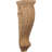6 1/2"W x 6 1/2"D x 14"H Traditional Recessed Corbel, Rubberwood (2-Pack)-73319329-73567808