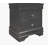 Shaker Crocodile Metallic Grey Nightstand-1011016567