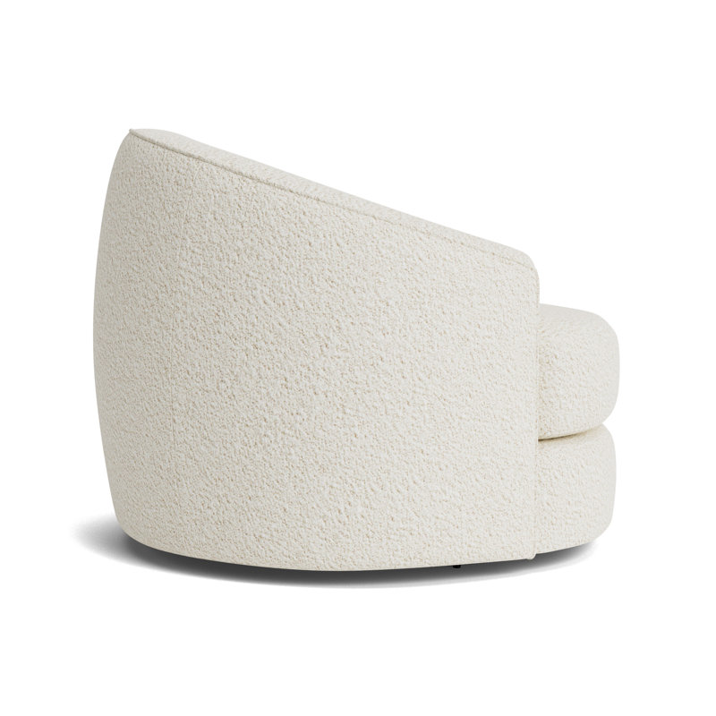Giselle Full Swivel Chair, Berber - Cream