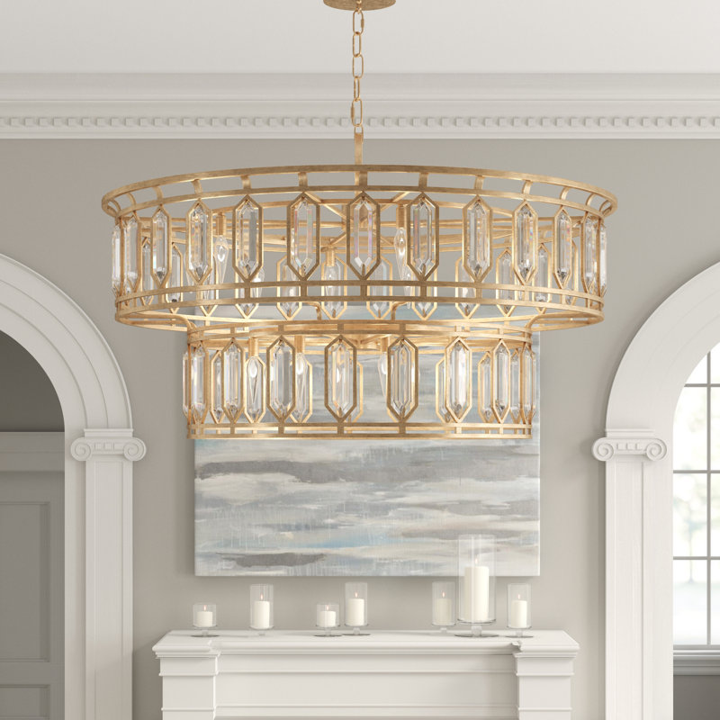 Westminster 20 - Light Chandelier, Gold