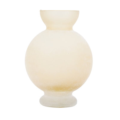 D6x8.5" Glass Vase