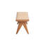 Banc en rotin et finition naturelle Velentina