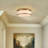 11.4" Modern LED Milk Glass Flush Mount-887198535