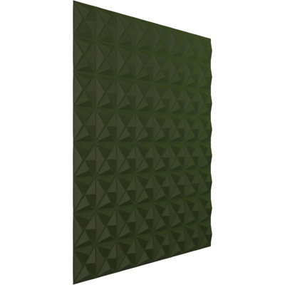 L 19 5/8 po x H 19 5/8 po Panneau mural décoratif Corura EnduraWall 3D, métallique (couvre 2,67 pieds carrés)