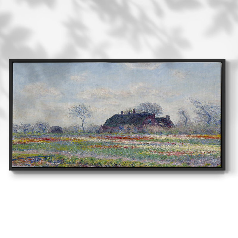 Paysage, série Mxxvi, toile tendue avec châssis, prête à être accrochée, H 21 po x l 41 po, Noir