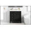 Meuble-lavabo moderne de 30 po avec lavabo supérieur, grand rangement et tiroir rabattable pour une organisation efficace-2143998292