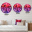 Blossoming Lavender Fields pendant le soir Glow I - horloge murale de maison de campagne-59914458