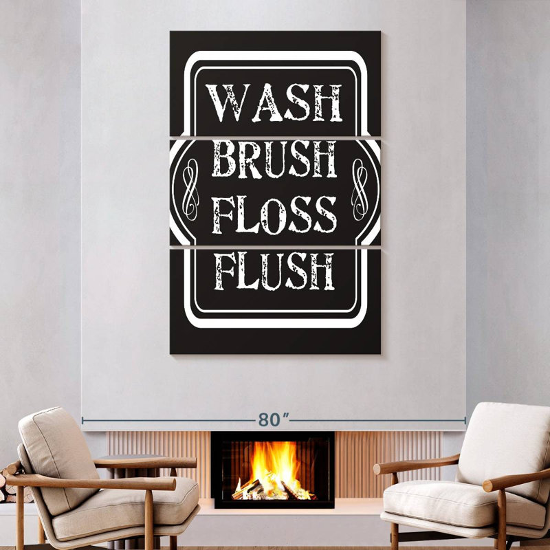 Tergel Wash Brush Floss Flush, 74" H x 48" W