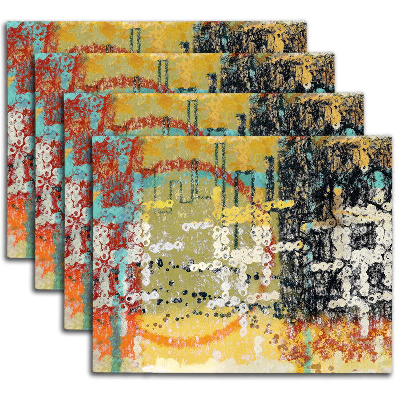 Napperon abstrait en polyester
