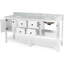 Meuble-lavabo double 73 po avec plateau en marbre Elmaleh-1240991004