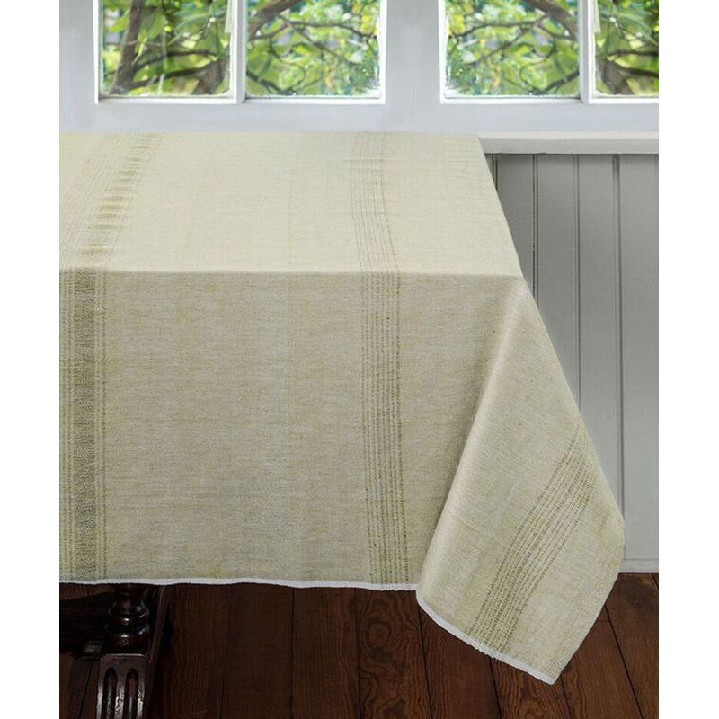 Nappe Glenaire, l 60 po x L 60 po, Bleu/Ivoire