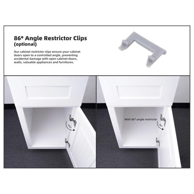 Paquet de 40 charnières d'armoire à fermeture en douceur de 1/2 po pour cuisine et salle de bain - Charnière à fermeture en douceur dissimulée pour porte d'armoire avec clapet à fermeture automatique - Mise à niveau facile - Acier inoxydable durable