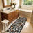 Hallway Rug Washable: Extra Long Floral Scalloped Carpet Non Slip Boho Rug for Indoor Entryway Stain Resistant Rug for Living Room-691794613-678585213