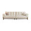 Canapé modulaire blanc en cuir véritable-1746874256