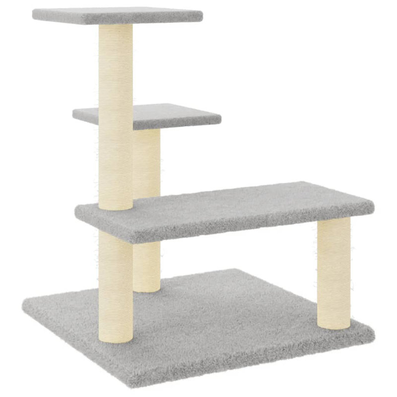 Wheaton 61cm H Cat Tree, Light Grey