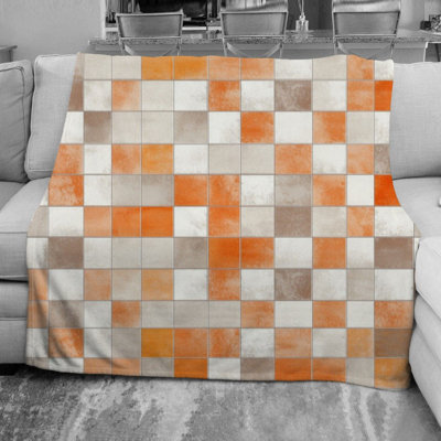 Checkered Fleece Blanket