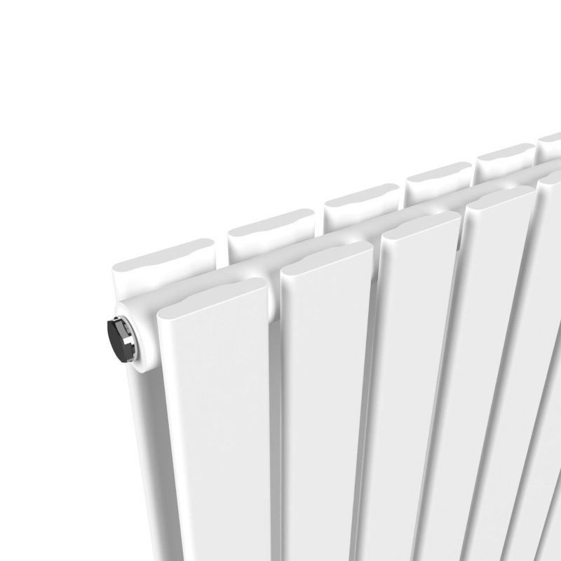 Designer Radiator, 23cm H x 24cm W x 3cm D, White