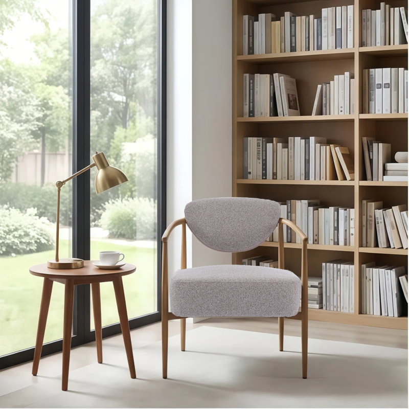 Chaise d'appoint moderne avec structure en fer, chaise de salon douce et confortable pour la chambre à coucher et la salle à manger