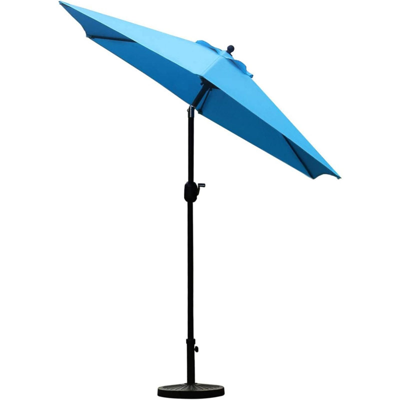 Parasol de table d'extérieur 7,5 pi, Bleu
