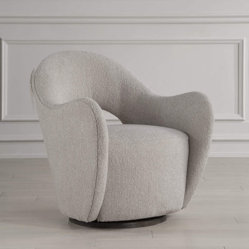 Chaise pivotante en tissu Trayalla
