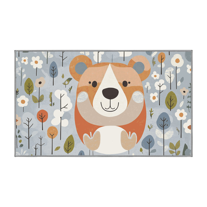 Tapis pour enfants East Urban Home, Rectangulaire 2 pi x 3 pi