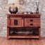 115 cm W Solid Wood Top Console Table