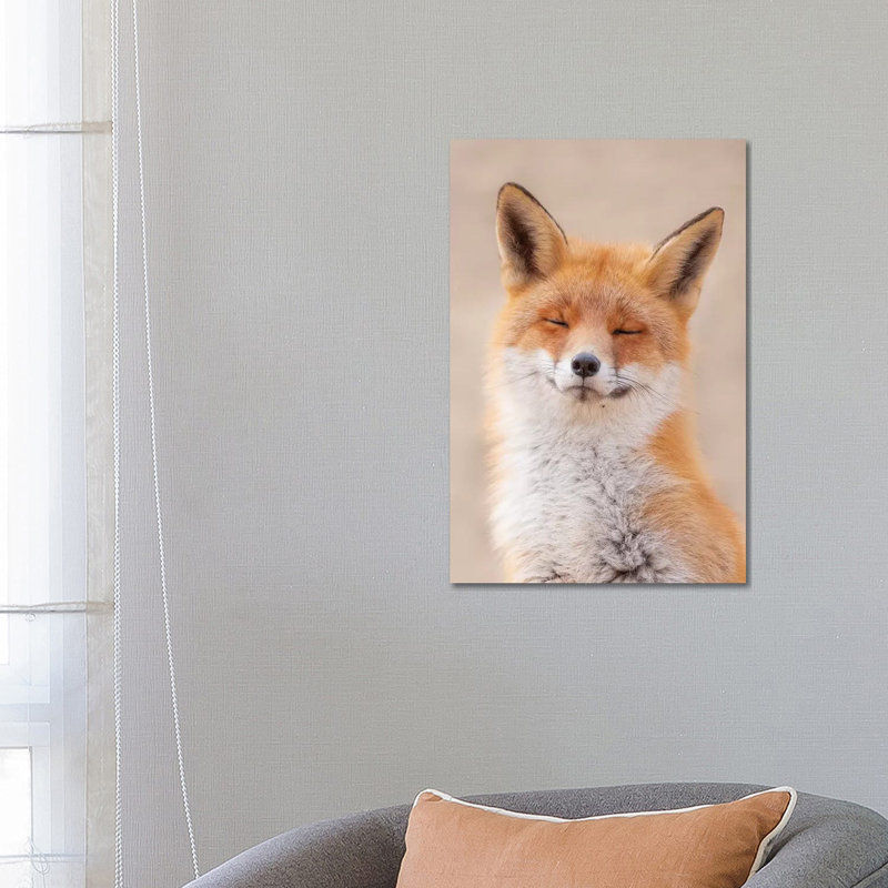 Zen Fox by Dick Van Duijn - Print on Canvas, Wrapped Canvas, 66.04cm H x 45.72cm W x 3.81cm D