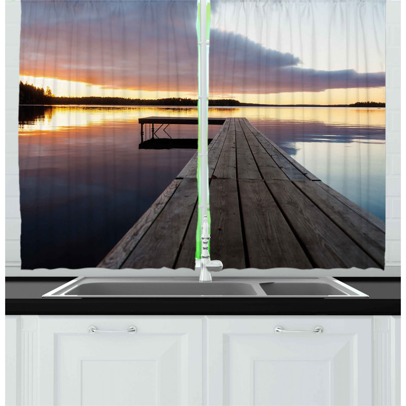 Pointed Kitchen Curtain