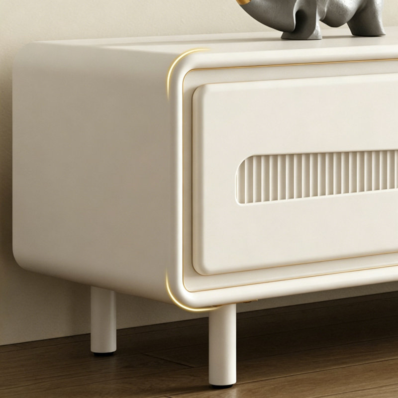 Meuble télé moderne et simple de style crème