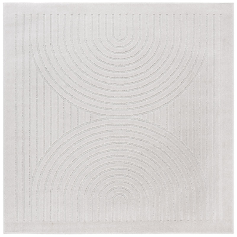 Kestin Performance Geometric Rug, Square 6'7"