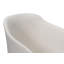 Chaise occasionnelle contemporaine, blanc lime