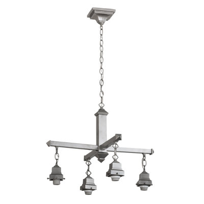 Lustre carré à 4 lumières Firminia