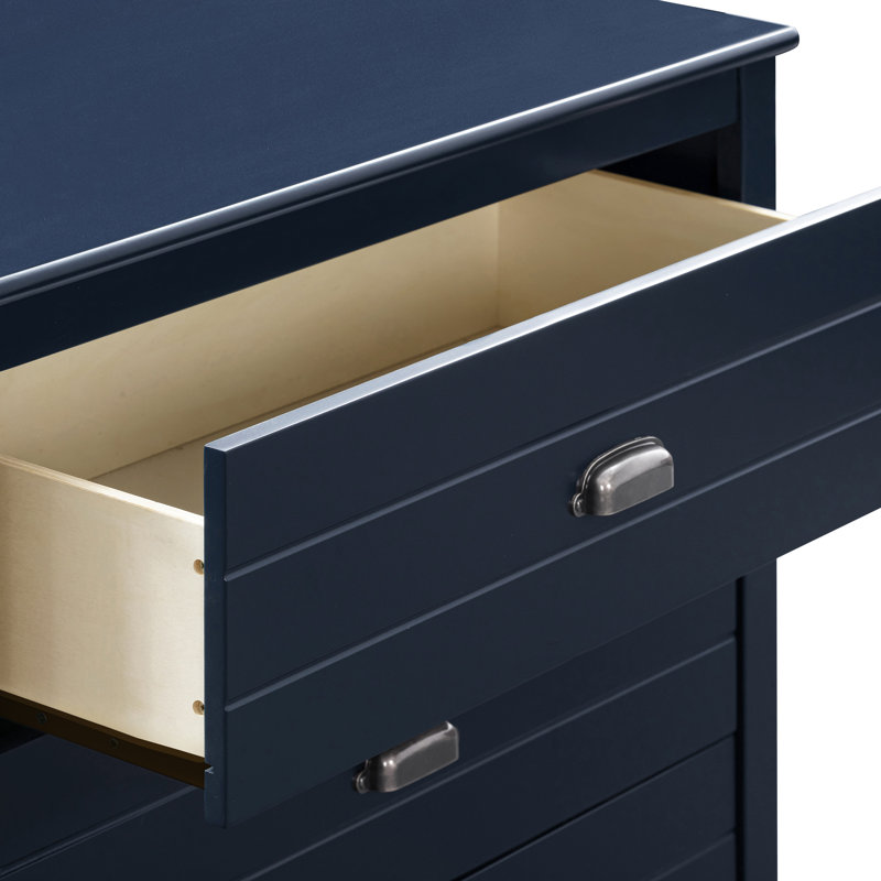 Nolan 3 Drawer Dresser, Navy
