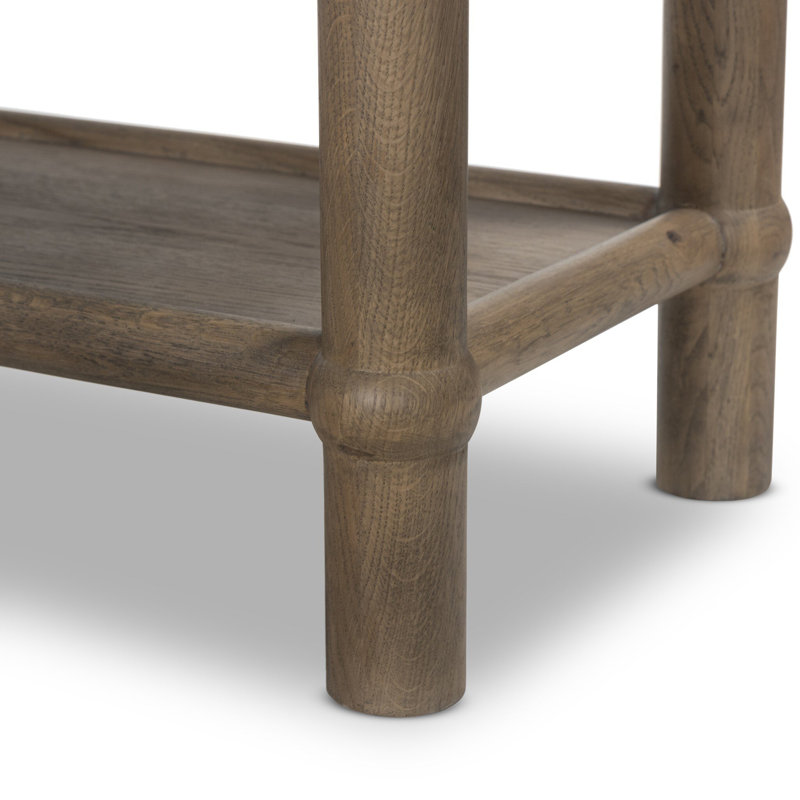 Charnes Console Table, Warm Natural Oak